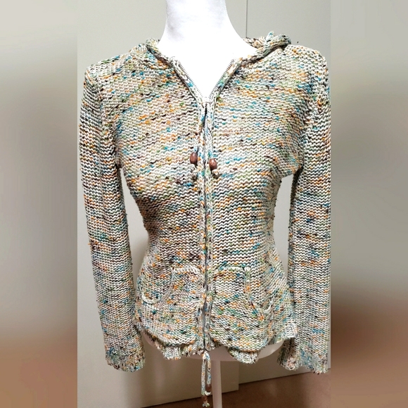 BCBGMAXAZRIA  zip up sweater - Picture 1 of 7